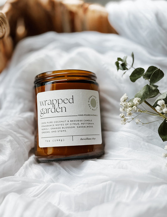 Wrapped Garden 7oz Candle
