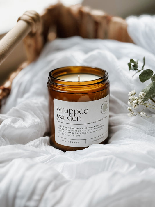 Wrapped Garden 7oz Candle