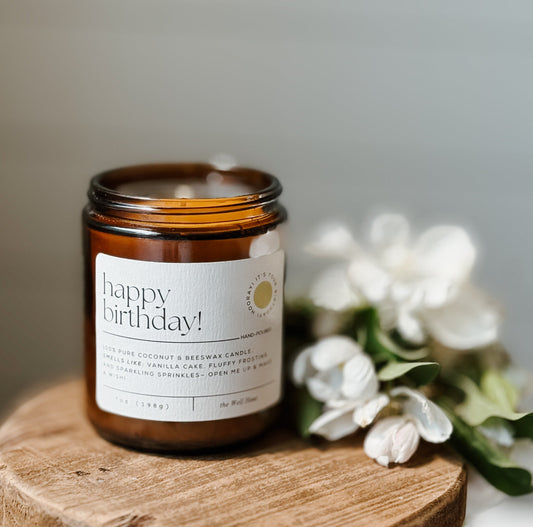 Happy Birthday 7oz Candle