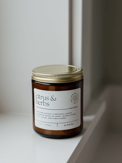 Citrus & Herbs 7oz Candle