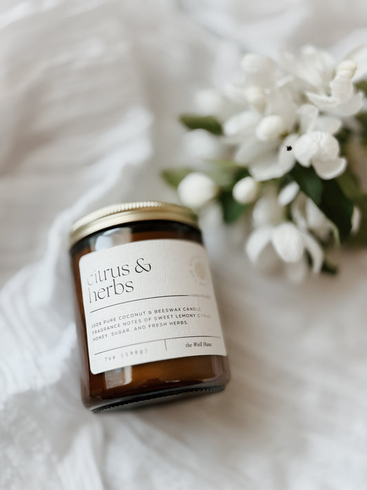 Citrus & Herbs 7oz Candle