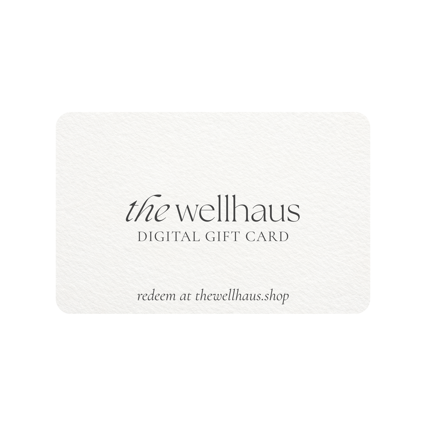 Digital Gift Card